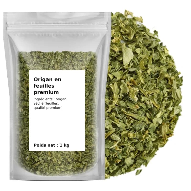 Origan en feuilles premium 1 kg