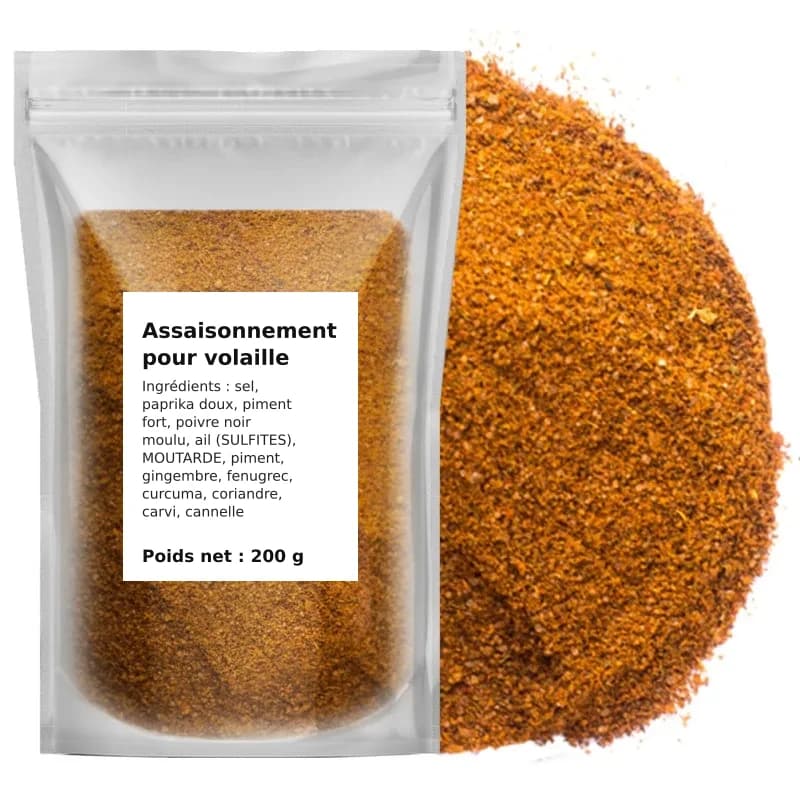 Assaisonnement pour volaille 200 g