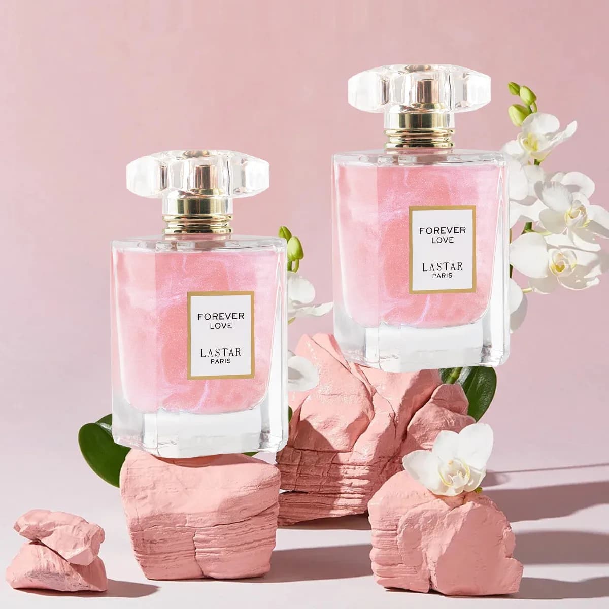 Parfum longue durée pour femmes LASTAR, deux flacons d'un total de 110 ml/3,72 fl oz, parfum rose et jasmin, cadeaux de Noël/Nouvel An – photo 4
