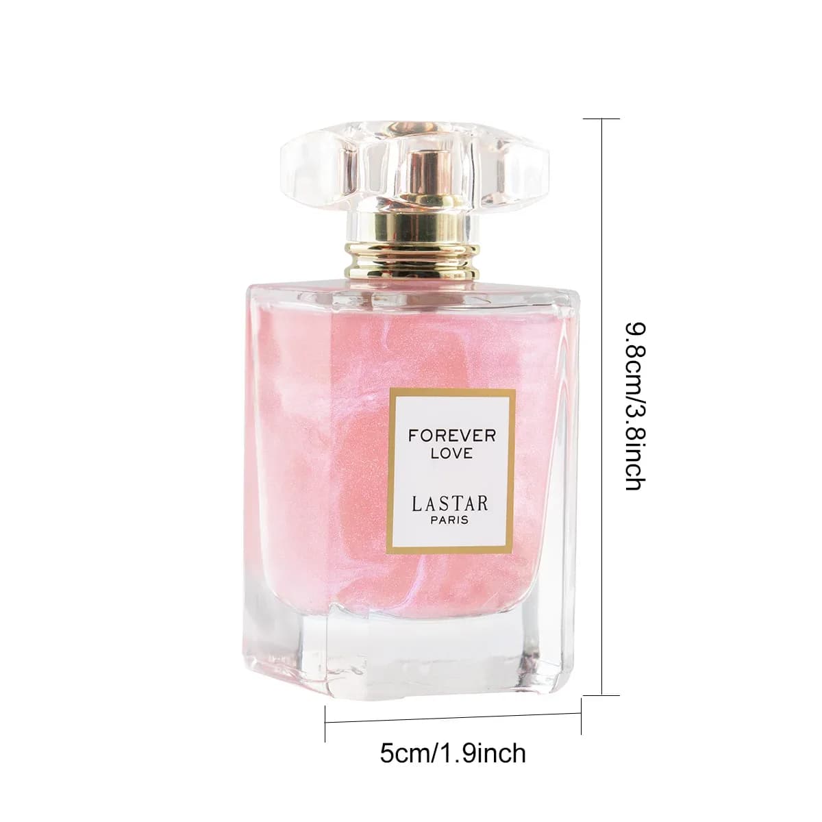 Parfum longue durée pour femmes LASTAR, deux flacons d'un total de 110 ml/3,72 fl oz, parfum rose et jasmin, cadeaux de Noël/Nouvel An – photo 3
