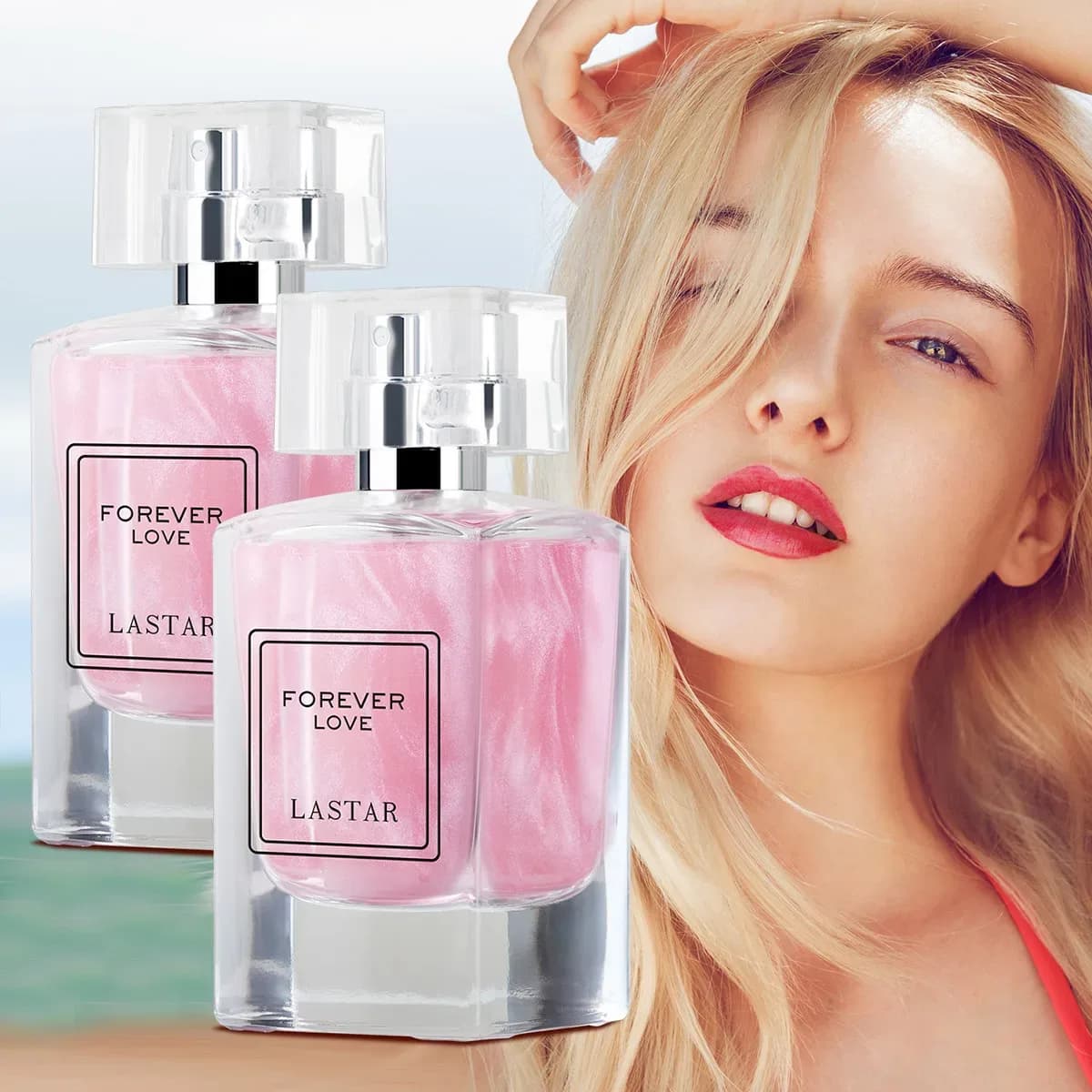 Parfum femme LASTAR, cadeaux de Noël. Total 100 ml/3,38 fl oz, parfum de rose, parfum longue durée, atmosphère de date – photo 6