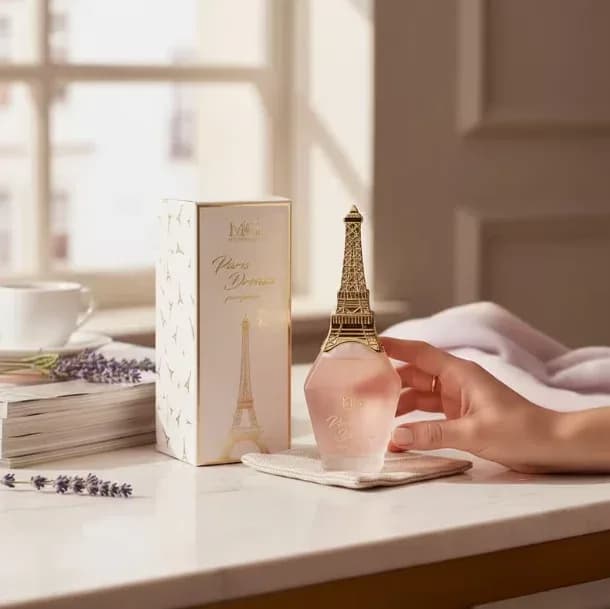 Mon Amour Paris de Mg 100 ml Parfum Féminin - Parfum Élégant et Romantique aux Notes Florales et Douces - Arôme Sophistiqué et Longue Durée Inspiré de Paris - – photo 3