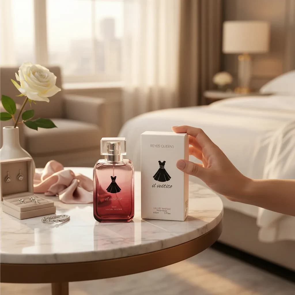 Reyes Queens - Il Vestito Eau de Parfum 50 ml. Parfum féminin aux notes florales délicates, aux arômes subtils et à une finition élégante et sophistiquée. – photo 3