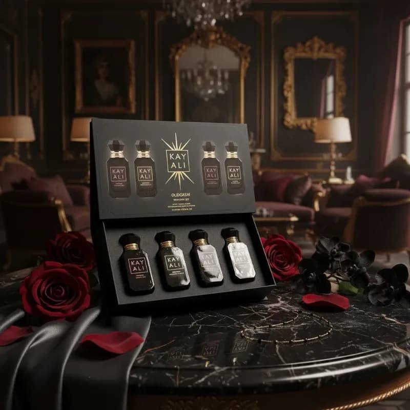 Coffret cadeau de parfum pour femme KAYALI, 4*10ml, parfum naturel longue durée, frais, doux, élégant, floral, fruité, musqué, deux senteurs – photo 6