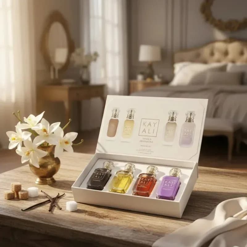Coffret cadeau de parfum pour femme KAYALI, 4*10ml, parfum naturel longue durée, frais, doux, élégant, floral, fruité, musqué, deux senteurs – photo 2