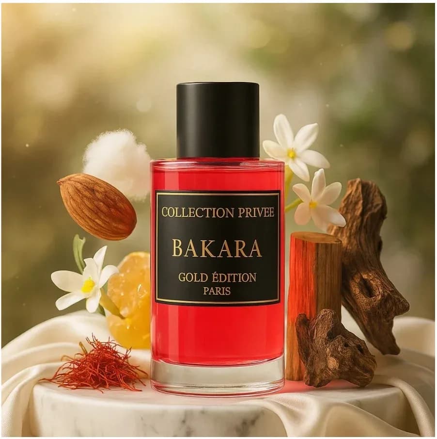 Parfum Bakara 1/2/3/4Pcs, Collection Privée Gold Édition, 50ML, Eau de parfum unisex, Frabriqué en France – photo 3