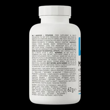 OstroVit Magnésium + Potassium 60 comprimés – photo 3