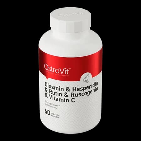 OstroVit Diosmine + Hespéridine + Rutine + Ruscogénine + Vitamine C 60 gélules – photo 2