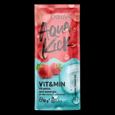 OstroVit Aqua Kick VIT&MIN 10 g - saveur fraise – photo 3