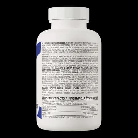 OstroVit Iode (iodure de potassium) 200 μg 120 comprimés – photo 3