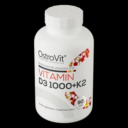 OstroVit Vitamine D3 1000 IU + K2 90 comprimés – photo 2