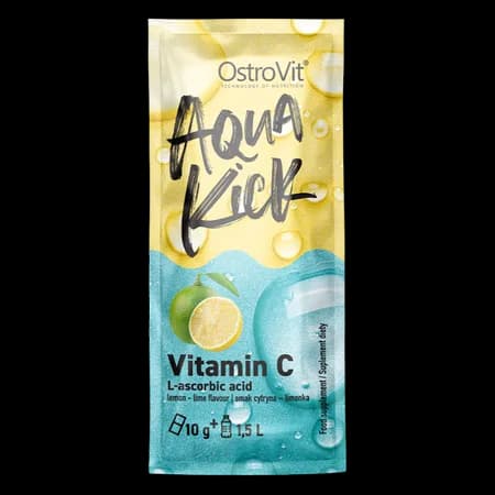 OstroVit Aqua Kick Vitamine C 10 g - saveur citron-citron vert – photo 3