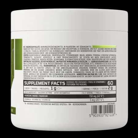 OstroVit Malate de magnésium 120 g - saveur citron vert – photo 3