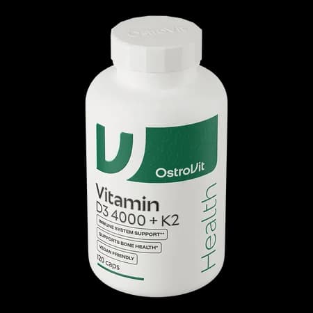 OstroVit Vitamine D3 4000 IU + K2 VEGE 120 gélules – photo 2