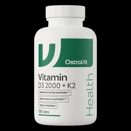 OstroVit Vitamine D3 2000 IU + K2 VEGE 120 gélules – photo 2