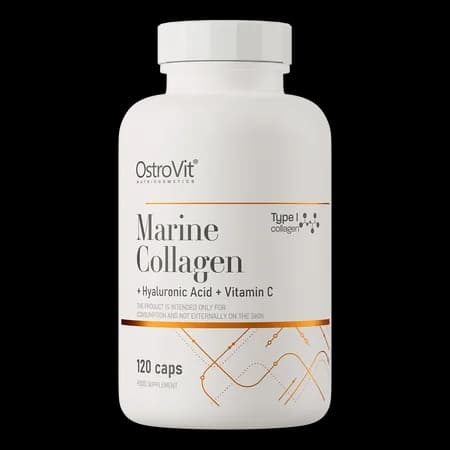 OstroVit Collagène marin + Acide hyaluronique + Vitamine C 120 gélules