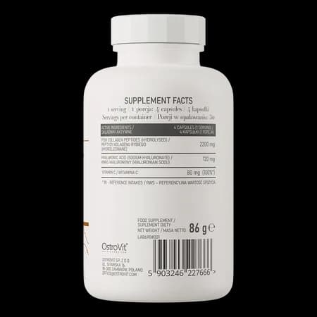 OstroVit Collagène marin + Acide hyaluronique + Vitamine C 120 gélules – photo 3