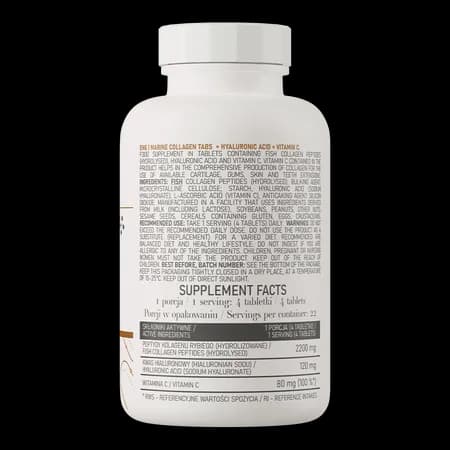 OstroVit Collagène marin + Acide hyaluronique + Vitamine C 90 comprimés – photo 3