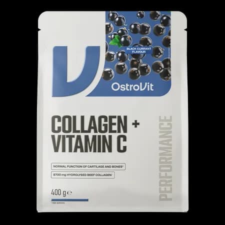 OstroVit Collagène + Vitamine C 400 g - saveur cassis – photo 2