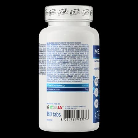 Ethic Nutraceutici Mélatonine 180 comprimés – photo 3