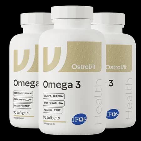 OstroVit Omega 3 faciles à avaler TG IFOS 3 x 90 gélules – photo 3
