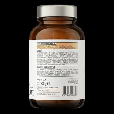 OstroVit Pharma Peau saine 90 gélules – photo 3
