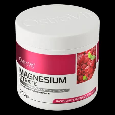 OstroVit Citrate de magnésium 200 g - saveur limonade framboise-menthe – photo 2