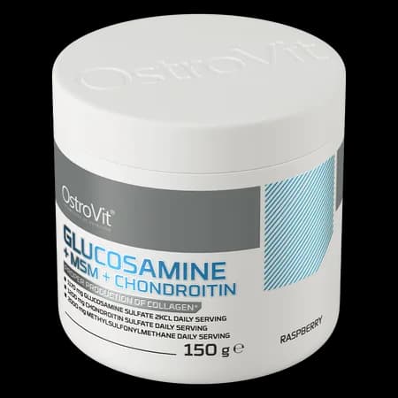 OstroVit Glucosamine + MSM + Chondroïtine 150 g - saveur framboise – photo 2