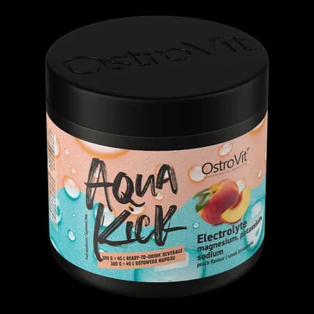 OstroVit Aqua Kick Électrolytes 300 g - saveur pêche – photo 2
