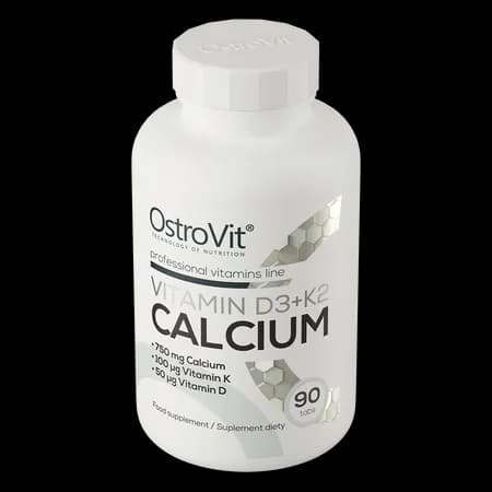 OstroVit Vitamine D3 + K2 + Calcium 90 comprimés – photo 2