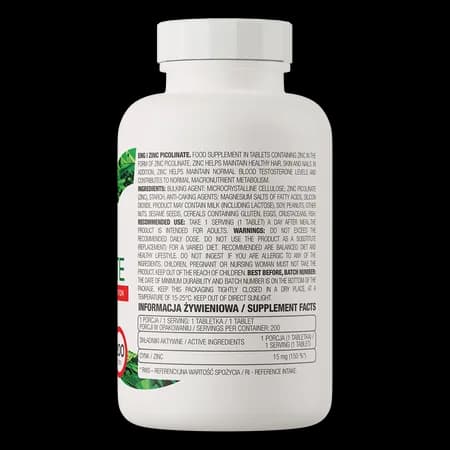 OstroVit Picolinate de zinc 200 comprimés – photo 3