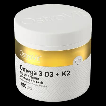 OstroVit Omega 3 D3+K2 180 gélules – photo 2