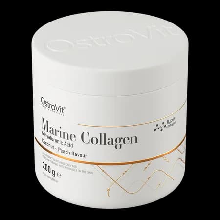 OstroVit Collagène marin + Acide hyaluronique 200 g - saveur coco-pêche – photo 2