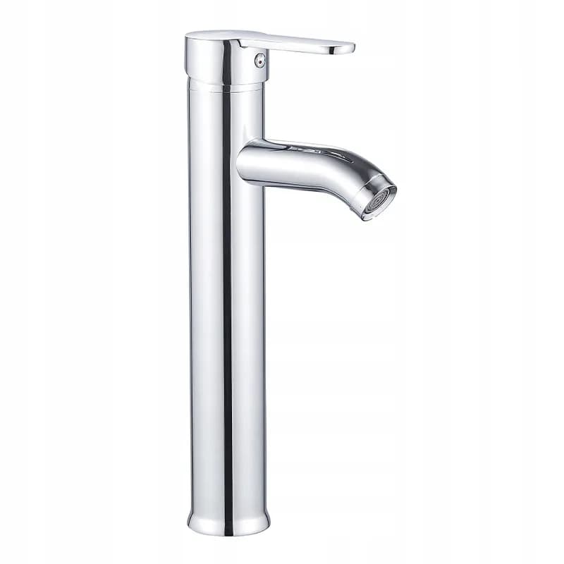 Mitigeur de lavabo haut pour vasque à poser Cuba chromé – photo 7
