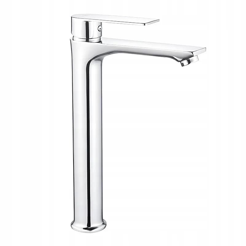 Mitigeur de lavabo haut pour vasque à poser Fargo chromé – photo 3