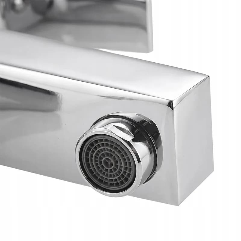 Mitigeur de lavabo bas pour vasque à poser avec aérateur F211A chromé – photo 8
