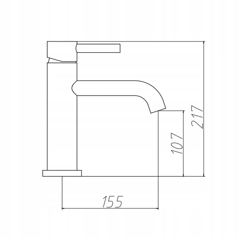 Mitigeur de lavabo haut pour vasque à poser Caro noir – photo 5
