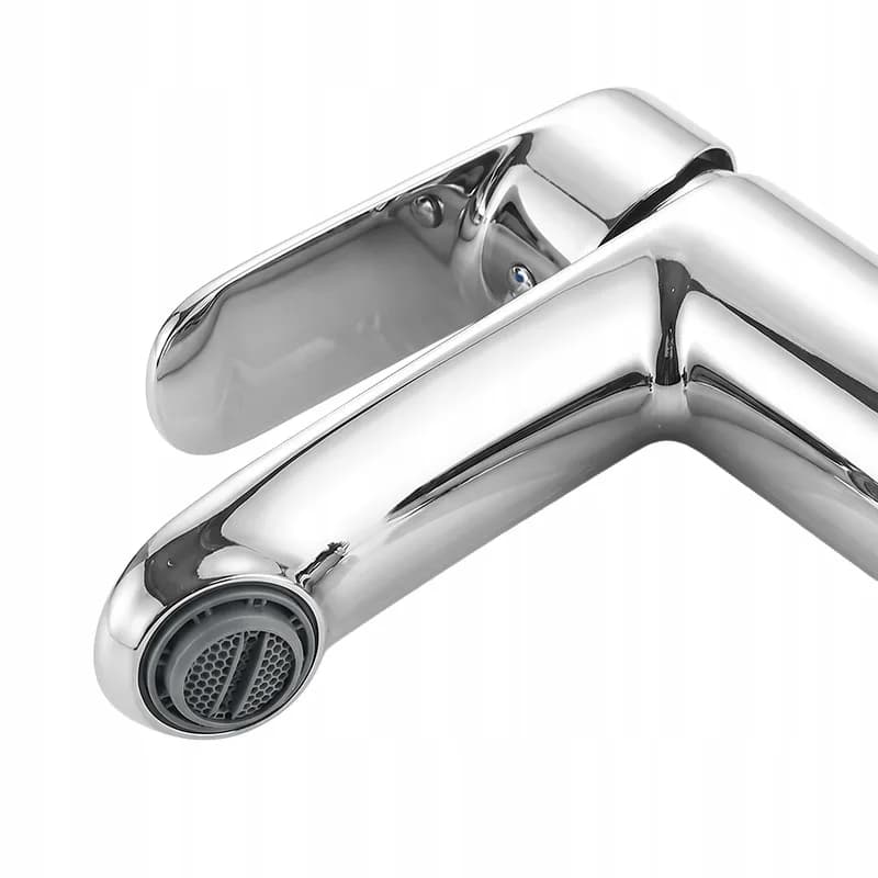 Mitigeur de lavabo bas pour vasque à poser avec aérateur Fargo chromé – photo 8