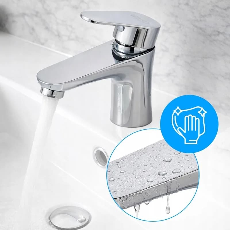 Mitigeur de lavabo pour vasque à poser avec aérateur Akron chromé (réf. 36206) – photo 6