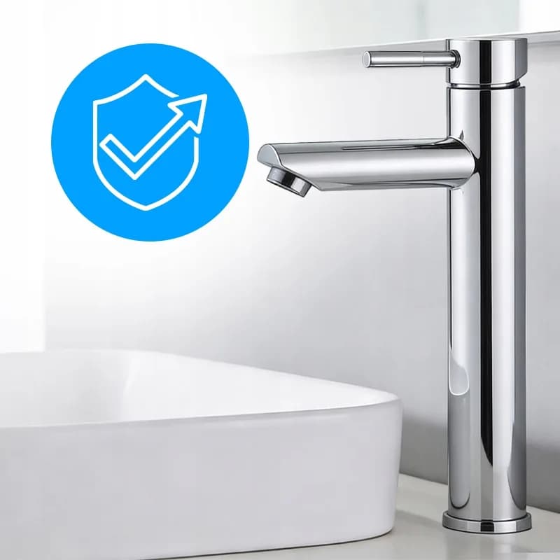 Mitigeur de lavabo haut pour vasque à poser Arley chromé – photo 3
