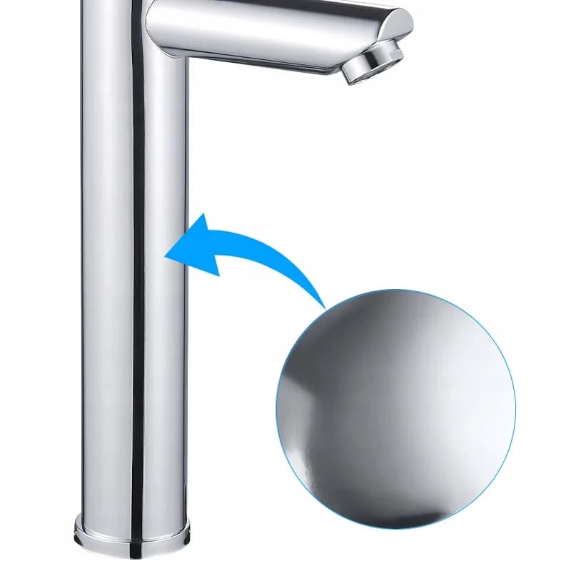 Mitigeur de lavabo haut pour vasque à poser Arley chromé – photo 6