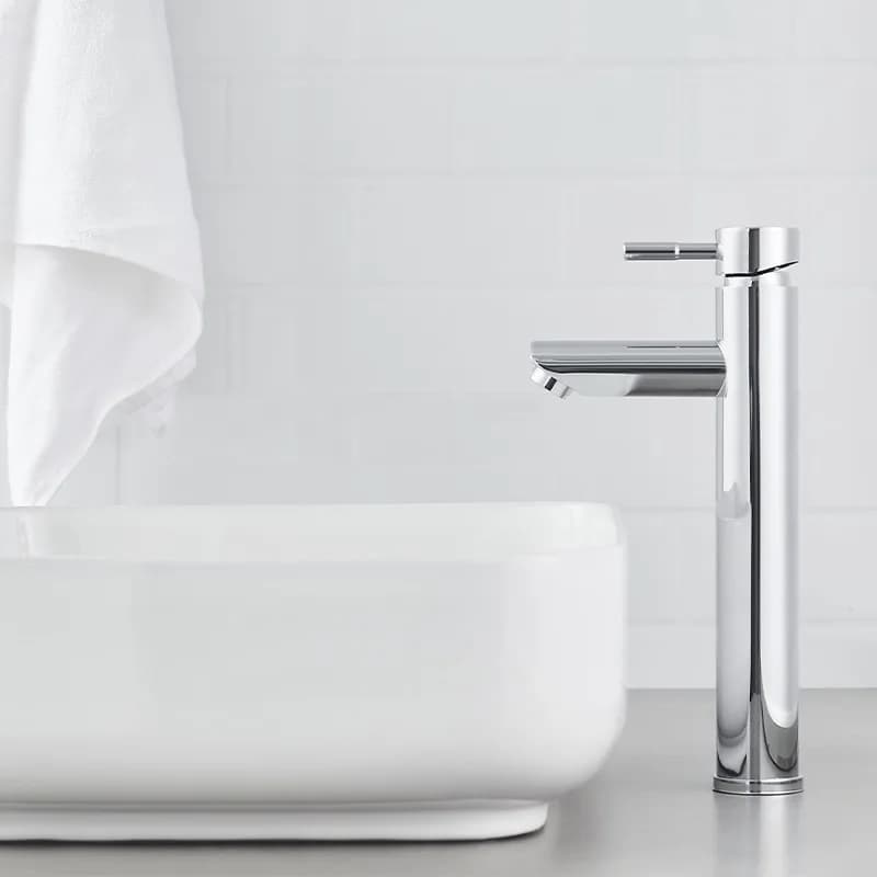 Mitigeur de lavabo haut pour vasque à poser Arley chromé – photo 8
