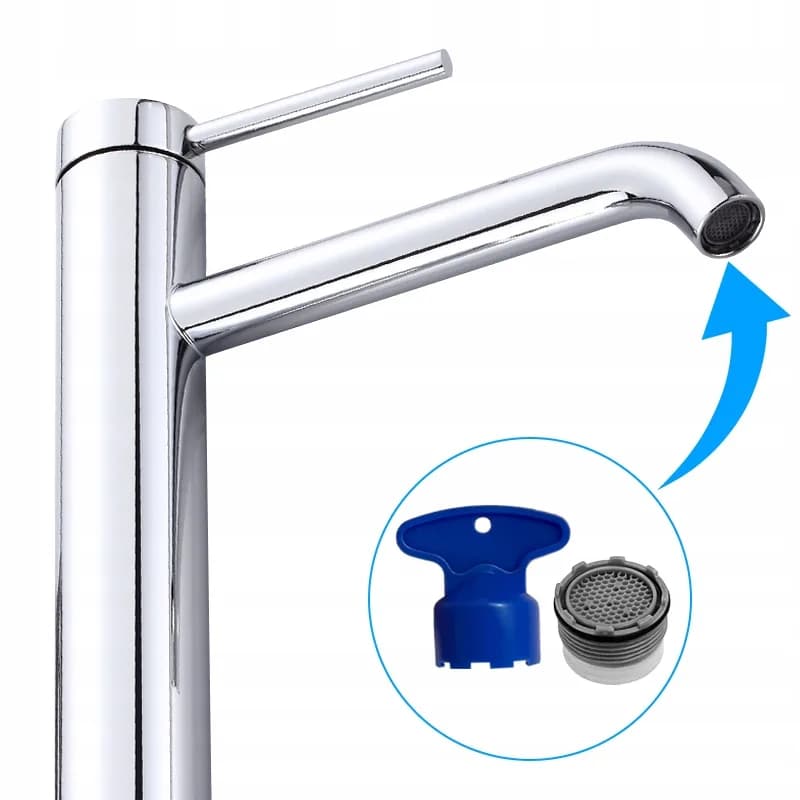 Mitigeur de lavabo bas pour vasque à poser Loki chromé – photo 6