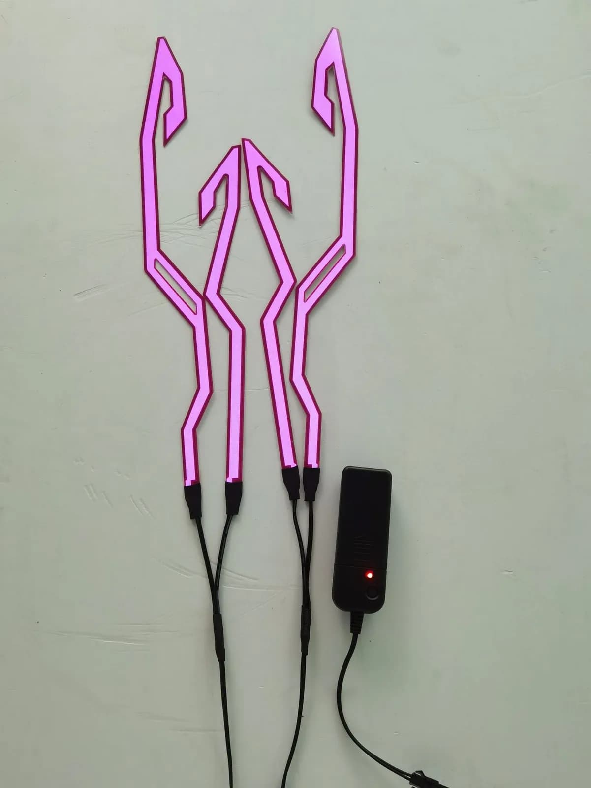 Ruban lumineux LED pour casque de moto