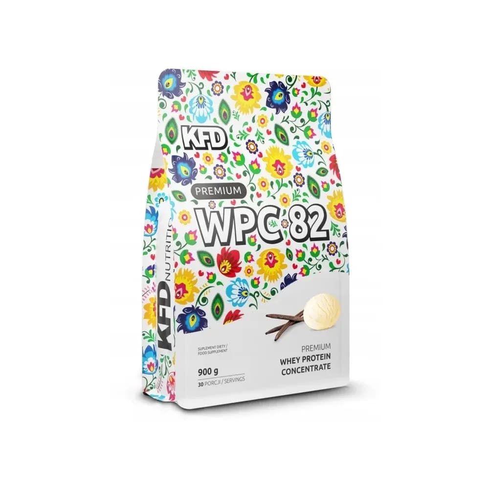KFD Protéine de lactosérum (WPC) 900 g, saveur vanille