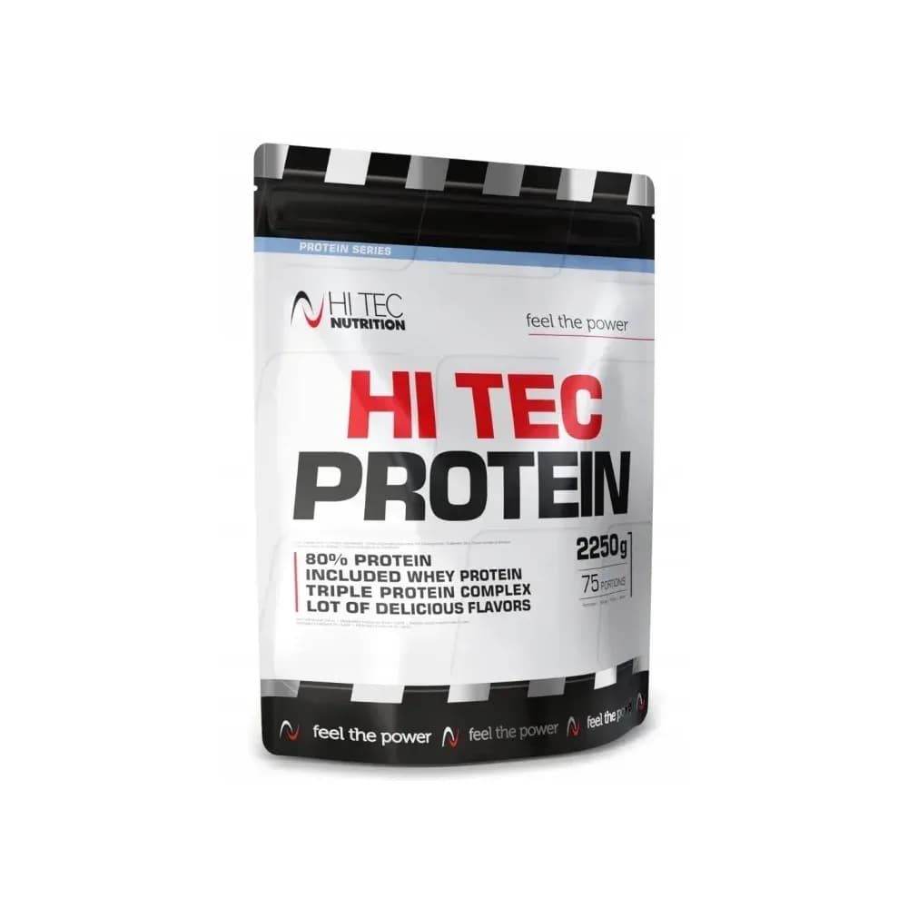 HiTec Nutrition Mélange de protéines végétales et animales 2,25 kg, saveur vanille