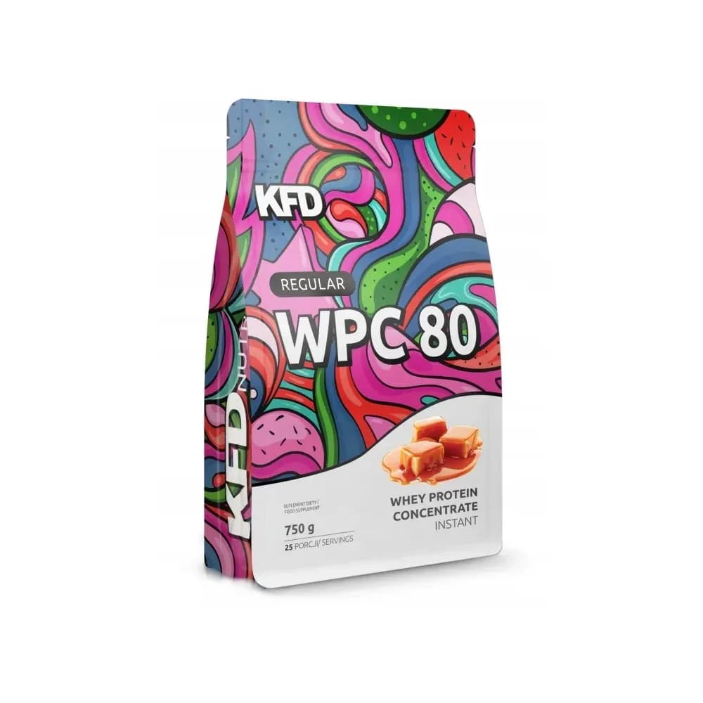 KFD Protéine de lactosérum (WPC) 750 g, saveur caramel