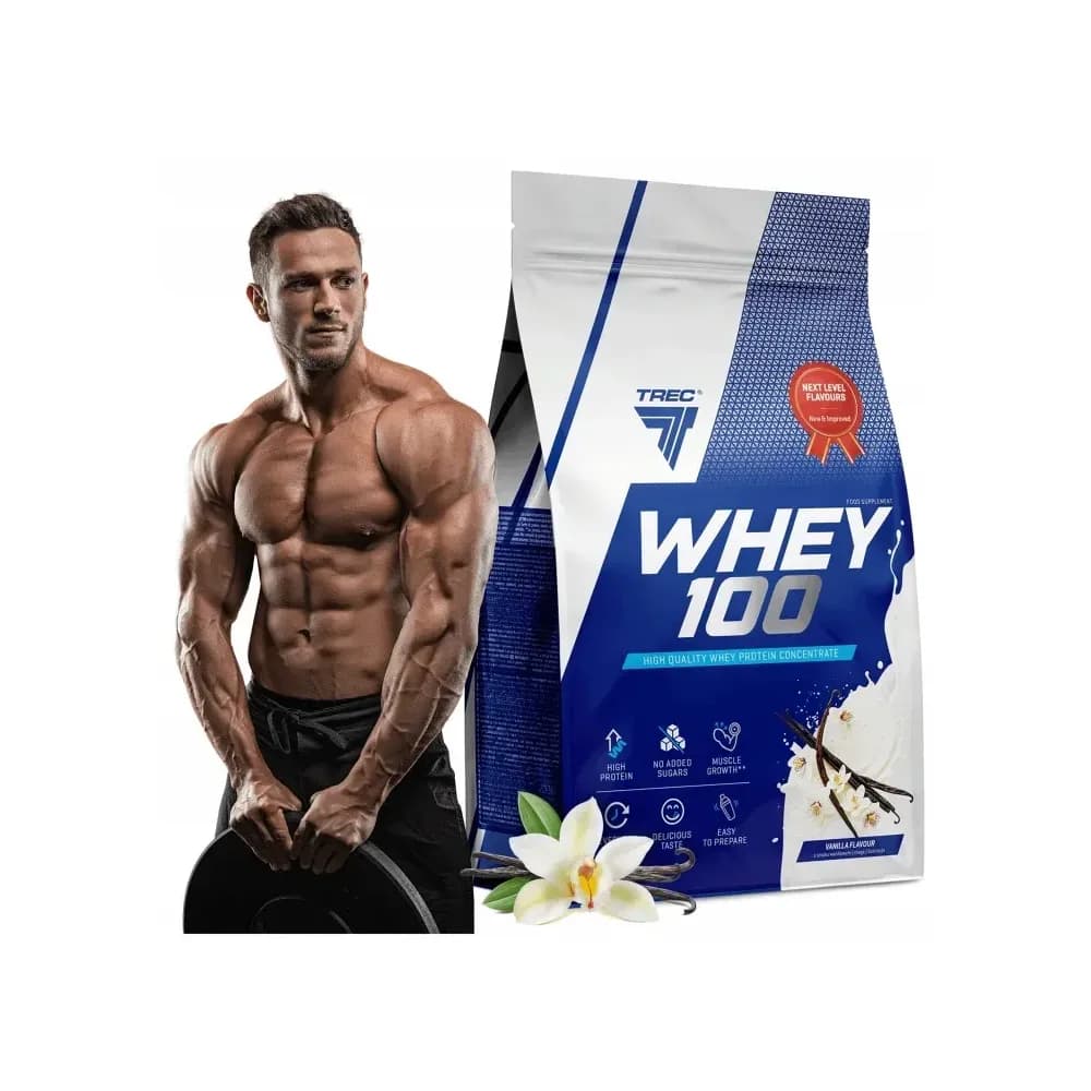 Trec Nutrition Protéine de lactosérum (WPC) 900 g, saveur vanille