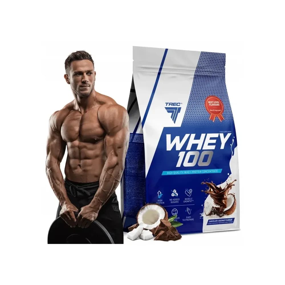 Trec Nutrition Protéine de lactosérum (WPC) 700 g, saveur chocolat-noix de coco