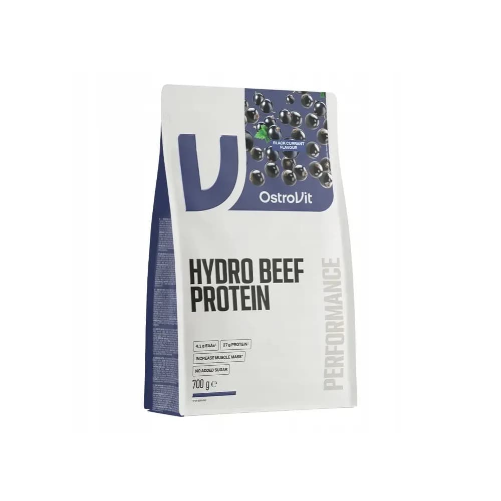 OstroVit Protéine de bœuf 700 g, saveur cassis